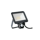 LED fényvető 120°/PIR-érzékelős 20W 220-240V AC 2300lm 4000K fekete IQ-LED FL-20W-NW-SE KANLUX