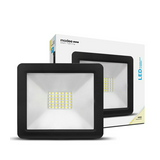 LED fényvető 30W 220-240V AC 2400lm 4000K fekete-ház alumínium IP65 Slim-A Modee