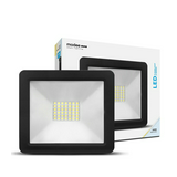 LED fényvető 30W 220-240V AC 2400lm 6000K fekete-ház alumínium IP65 Slim-A Modee