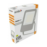LED fényvető 50W 175-265V AC 8000lm 4000K szürke-ház alumínium IP65 avide
