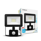 LED fényvető érzékelős 10W 220-240V AC 800lm 6000K fekete-ház alumínium IP65 Slim-A Modee