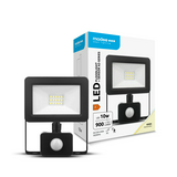 LED fényvető érzékelős 10W 220-240V AC 900lm 4000K fekete alumínium IP65 A2-series Modee