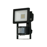 LED fényvető érzékelős 20W 220-240V AC 2400lm 4000K fekete-ház alumínium IP65 Prémium Modee