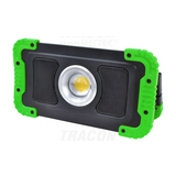 LED fényvető munkalámpa Li-Ion akkus 4h 1500lm 960 USB hangszóró beépített LED 1x 15W IP40 TRACON