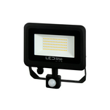 LED fényvető PIR-érzékelős 50W 220-240V AC 5000lm 4000K fekete-ház alumínium Lite Photon LED line