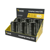 LED kempinglámpa 180lm 5m 4h IP44 3x Mignon(AA/R6) műanyag Technik
