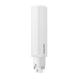 LED kompakt fénycső 4P PLC elektr. előtétre egyfejű cső 6.5W- G24q-2 CorePro LED PLC Philips
