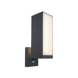 LED kültéri falikar 10m-PIR-érzékelős falonkívüli 1x 14W 220-240V AC 1000lm 3000K IP54 CUBA LUTEC