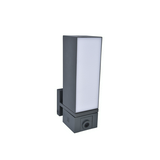LED kültéri falikar 18m-PIR-érzékelős falonkívüli 1x 17,3W 220-240V AC 1000lm IP44 CUBA LUTEC