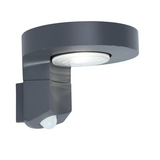 LED kültéri falikar 8m-PIR-érzékelő szolár 2,2Ah/Li-Ion-akku falonkívüli 1x 2W 3,7V DISCO LUTEC