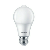 LED lámpa A60 érzékelős körte A 8W- 60W E27 806lm 827 220-240V AC 15000h 280° LED Sensor Philips