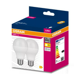 LED lámpa A68 (2db) körte A 19W- 150W E27 2452lm 827 220-240V AC 10000h 300° LVCLA150 LEDVANCE