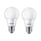 LED lámpa A60 körte A 4,9W- 40W E27 470lm 827 220-240V AC 15000h 180° 2700K ND 4,9-40W Philips DUO 2db/csomag