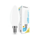LED lámpa B35 gyertya filament 4W- 40W E14 430lm 827 220-240V AC 35000h 360° 2700K Modee