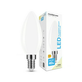 LED lámpa B35 gyertya filament 4W- 40W E14 430lm 840 220-240V AC 35000h 360° 4000K Modee