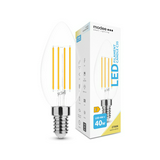 LED lámpa B35 gyertya filament 4W- 40W E14 470lm 827 220-240V AC 35000h 360° 2700K Modee
