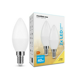 LED lámpa B37 gyertya 4,9W- 40W E14 470lm 827 220-240V AC 25000h 200° 2700K Modee
