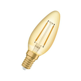 LED lámpa filament bordás gyertya 2.5W 22W 220-240V AC E14 220lm 824 300° LED 1906 CLBW LEDVANCE