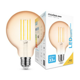 LED lámpa G95 gömb filament 4W- 33W E27 360lm 818 220-240V AC 15000h 320° 1800K Modee