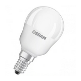 LED lámpa gömb 5.7W 40W 220-240V AC E14 470lm 827 15000h A+-en.o. 2700K LED Value CLP LEDVANCE