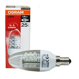 LED lámpa gyertya 1.6W 15W 220-240V AC E14 70lm 830 A-en.o. 3000K LED Parathom CLB LEDVANCE