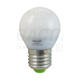 LED lámpa gömb 5W 40W 230V AC E27 350lm 827 250° 25000h A+-en.o. 2700K TRACON