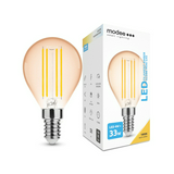 LED lámpa kisgömb P45 filament 4W- 33W E14 360lm 818 220-240V AC 15000h 320° 1800K Modee