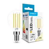 LED lámpa kisgömb P45 filament 4W- 40W E14 430lm 840 220-240V AC 25000h 360° 4000K Modee