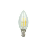 LED lámpa B35 gyertya filament 4W- E14 480lm 827 220-240V AC 25000h 360° 2700K Lite LED line