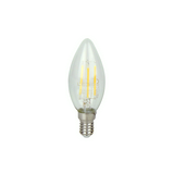LED lámpa B35 gyertya filament 4W- E14 480lm 840 220-240V AC 25000h 360° 4000K Lite LED line