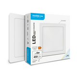 LED panel négyzet falonkívüli 1x 6W 175-265V AC 450lm 6000K IP20 30000h A-series Modee