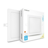 LED panel négyzet süllyesztett 1x 6W 175-265V AC 450lm 4000K IP20 30000h A-series Modee