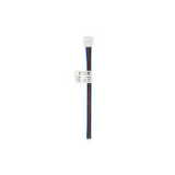 LED szalag csatlakozó 10mm RGB-szalaghoz 4pólus 140mm-vezeték CLICK  LED line