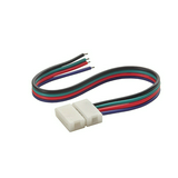 LED szalag csatlakozó 4P 12VAC/DC csatl 16x14x5mm/vezeték  CONNECTOR RGB 10-CP KANLUX
