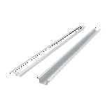 LED szalag profil készlet süllyesztett U aluminium 25,5x9,5mm ezüst 2m  Prime LED line