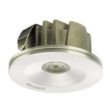 LED szpot lámpatest bútorba (3db) DIM 1x 1,2W 230V AC 5400-54400K szürke-ház Dragonpoint OSRAM