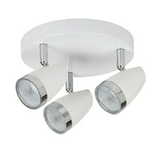 LED szpot lámpatest mennyezetre fémbúrával 3x 4W 230V AC E14 840lm 3000K fehér-ház Karen3 RÁBALUX