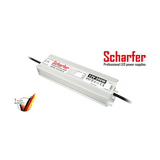 LED trafó zárlat-/túlterhelésbiztos 200W 12V 16700mA fém tokozás-ház kültéri SCH-200-12 Scharfer