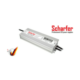 LED trafó zárlat-/túlterhelésbiztos 300W 12V 25000mA fém tokozás-ház kültéri SCH-300-12 Scharfer