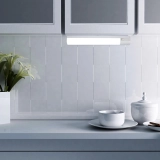 LED tükörvilágító lámpatest kapcsolóval 2P+F dugaljjal falonkívüli 1x 17W 230V AC Duddu RÁBALUX