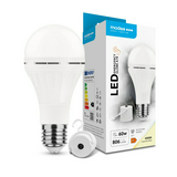 LED vészvilágító lámpa 2Ah/Li-ion/250lm/3h-akku A78 körte A 7,5W- 60W E27 806lm 840 Modee
