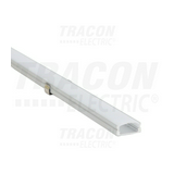 LED szalag profil alumínium 17,4x7x1000mm 12mm széles szalaghoz  TRACON