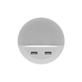 LED éjjeli fény dugaszolható 230V USB-töltős fehér-fényű 25000h LUNETTA USB LEDVANCE