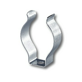 Lengőtartó omega bilincs T8 fénycsőhöz króm acél 23.15mm-átmérő 9.5mm 23.15mm x 33.3mm x BJB j cikkszám:26.928.E101-001-06