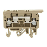 Leválasztó sorkapocs 4A 300V csavaros csavaros bézs 0,2-4mm2/sokerű TK 2/K BG CONTA-CLIP