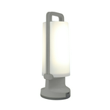 LED kültéri hordozható lámpatest szürke +2x0,8W napelem +2,2Ah Li-ion akku 1.2W DRAGONFLY LUTEC
