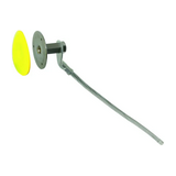 M-típusú földelési fixpont csatlakozótengellyel nemesacél V4A 400mm 56mm x EFP M16 V4A SL400 DEHN