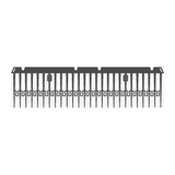 Madártávoltartó 500x125x20mm (60x 0,5mm) HDPE tartozék BirdBlocker Van der Valk