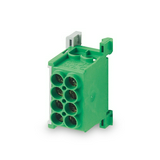 Fővezetéki leágazókapocs 80A zöld 2x25+2x25mm2 1P 25mm2/ MOREK