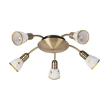 Mennyezeti lámpatest falonkívüli 5x 40W 230V E14 IP20 nem szükséges-előtét Art flower RÁBALUX